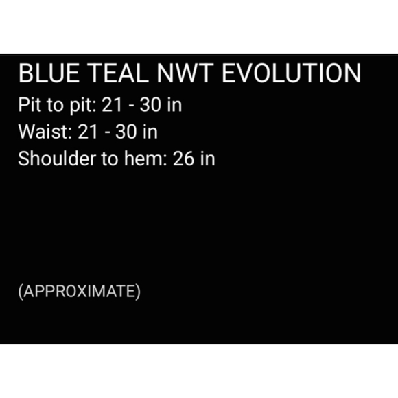 EVOLUTION BY CYRUS Teal Blue Soft Knit Sweater, Viscose Blend, Open Knit Details - Picture 5 of 14